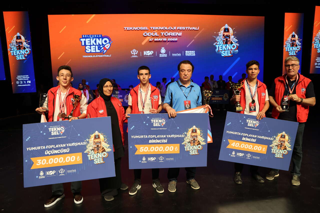 Konya TEKNOSEL 2026’da ödüller sahiplerini buldu 28