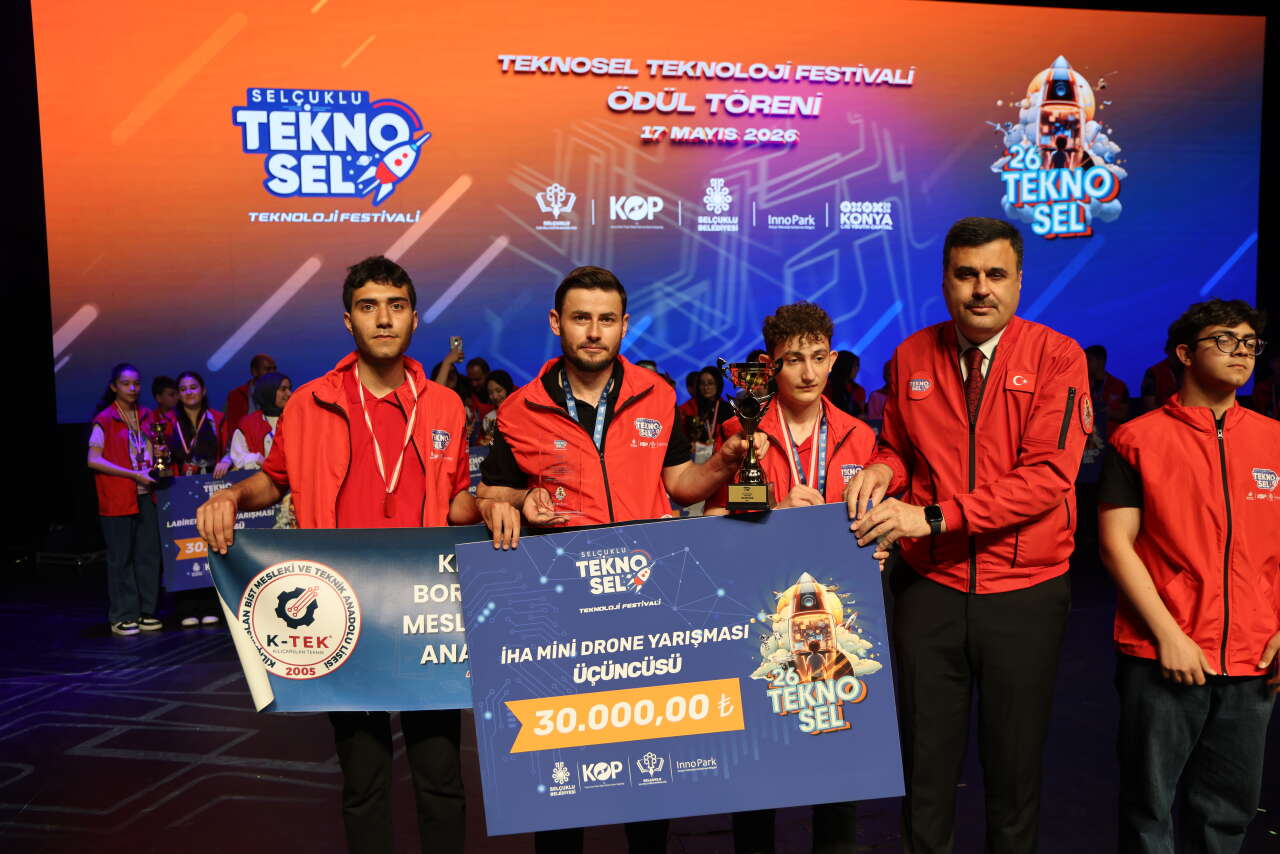 Konya TEKNOSEL 2026’da ödüller sahiplerini buldu 25