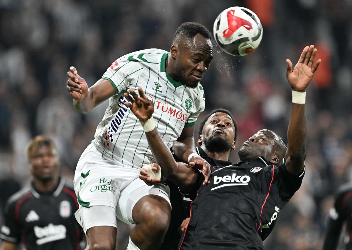 Konyaspor’un final biletini aldığı Beşiktaş maçından en güzel kareler 32
