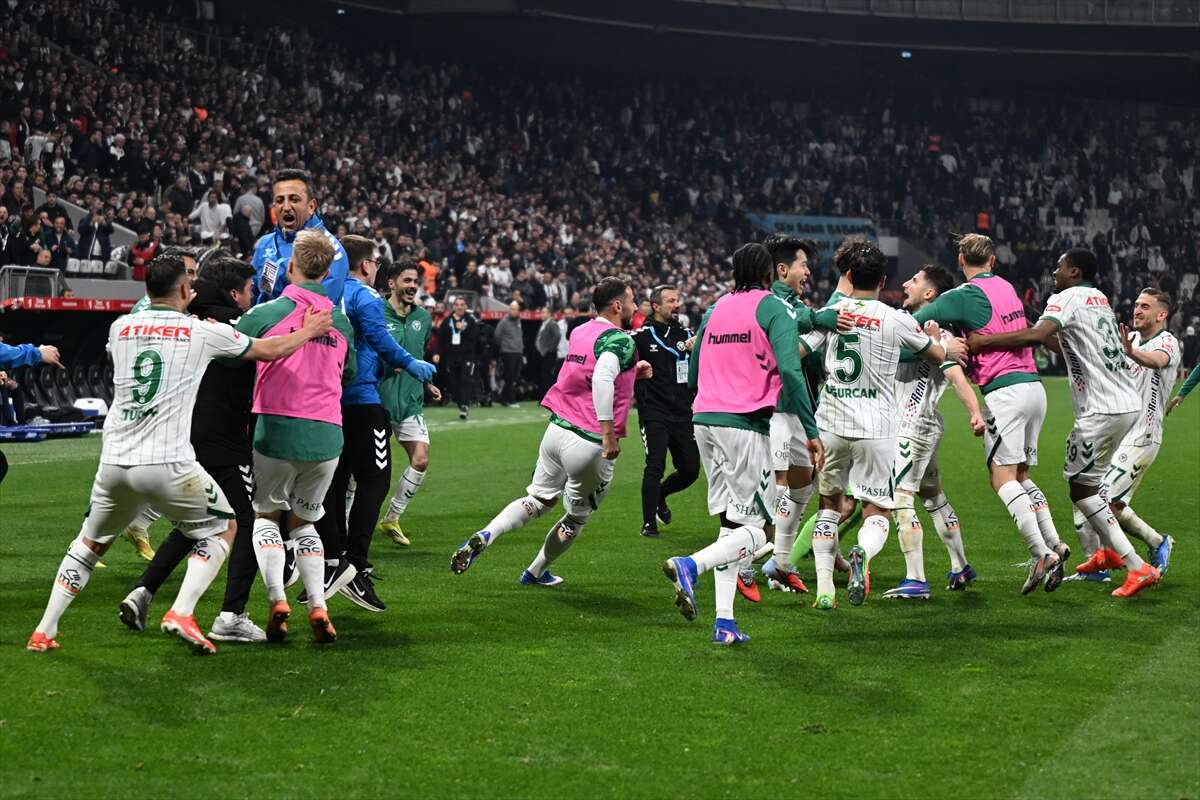 Konyaspor’un final biletini aldığı Beşiktaş maçından en güzel kareler 79