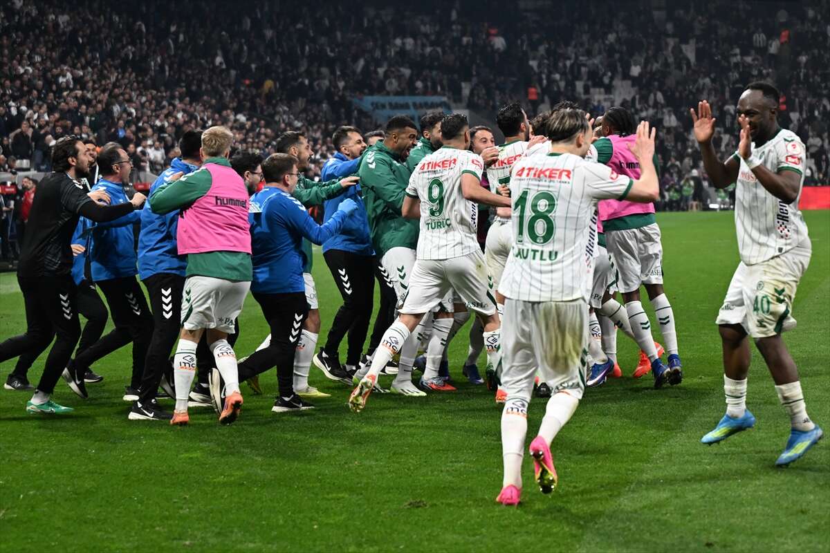 Konyaspor’un final biletini aldığı Beşiktaş maçından en güzel kareler 78