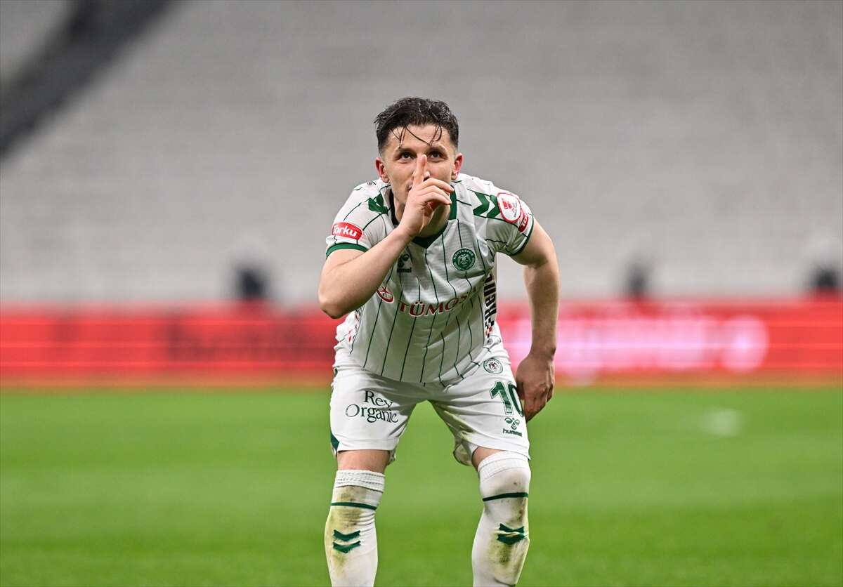 Konyaspor’un final biletini aldığı Beşiktaş maçından en güzel kareler 19