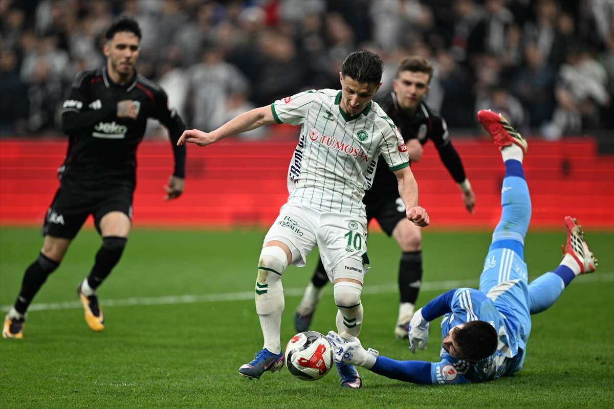 Konyaspor’un final biletini aldığı Beşiktaş maçından en güzel kareler 66