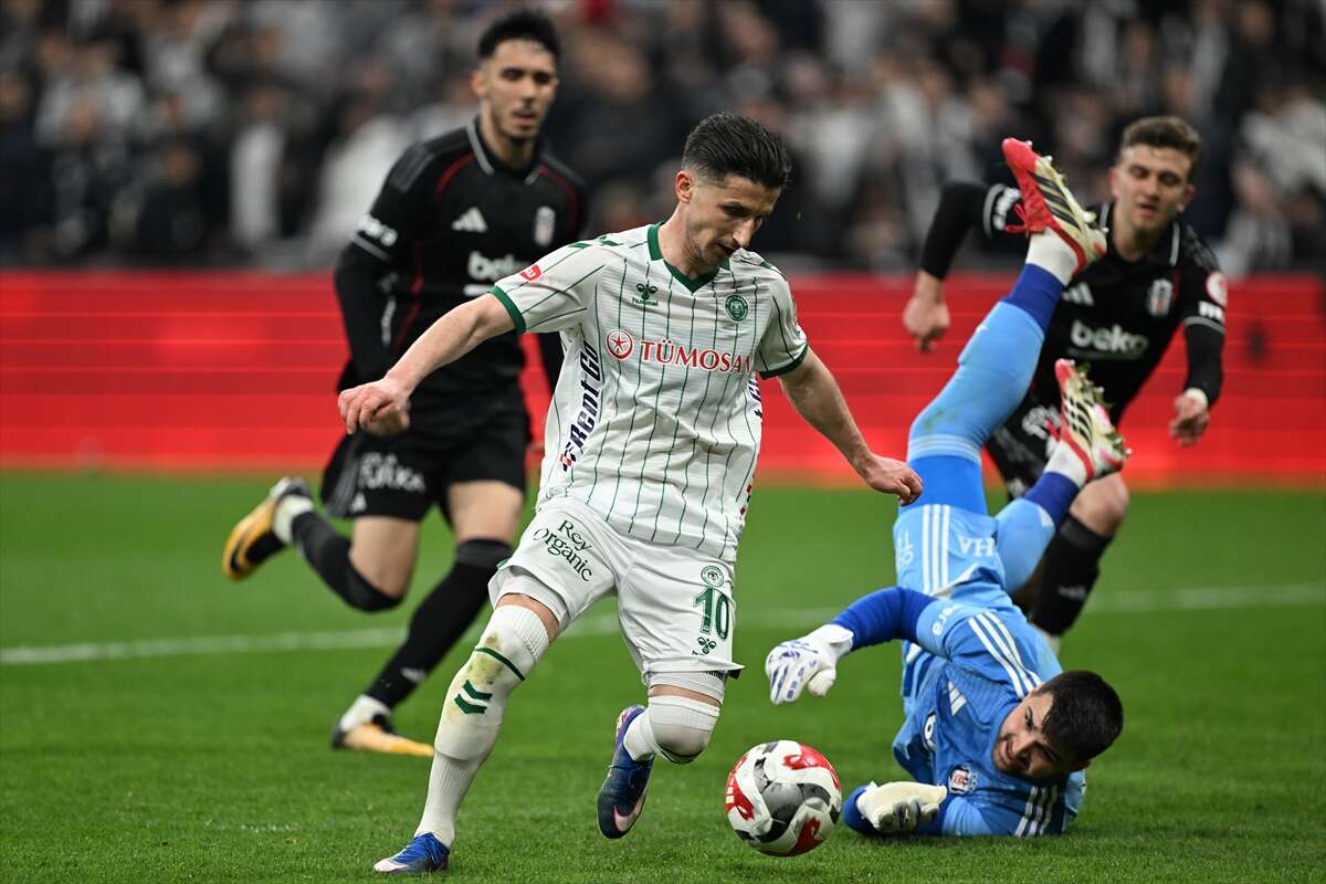 Konyaspor’un final biletini aldığı Beşiktaş maçından en güzel kareler 65