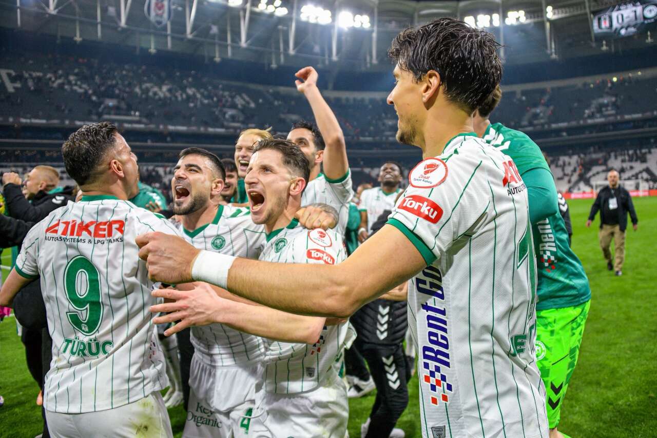 Konyaspor’un final biletini aldığı Beşiktaş maçından en güzel kareler 51