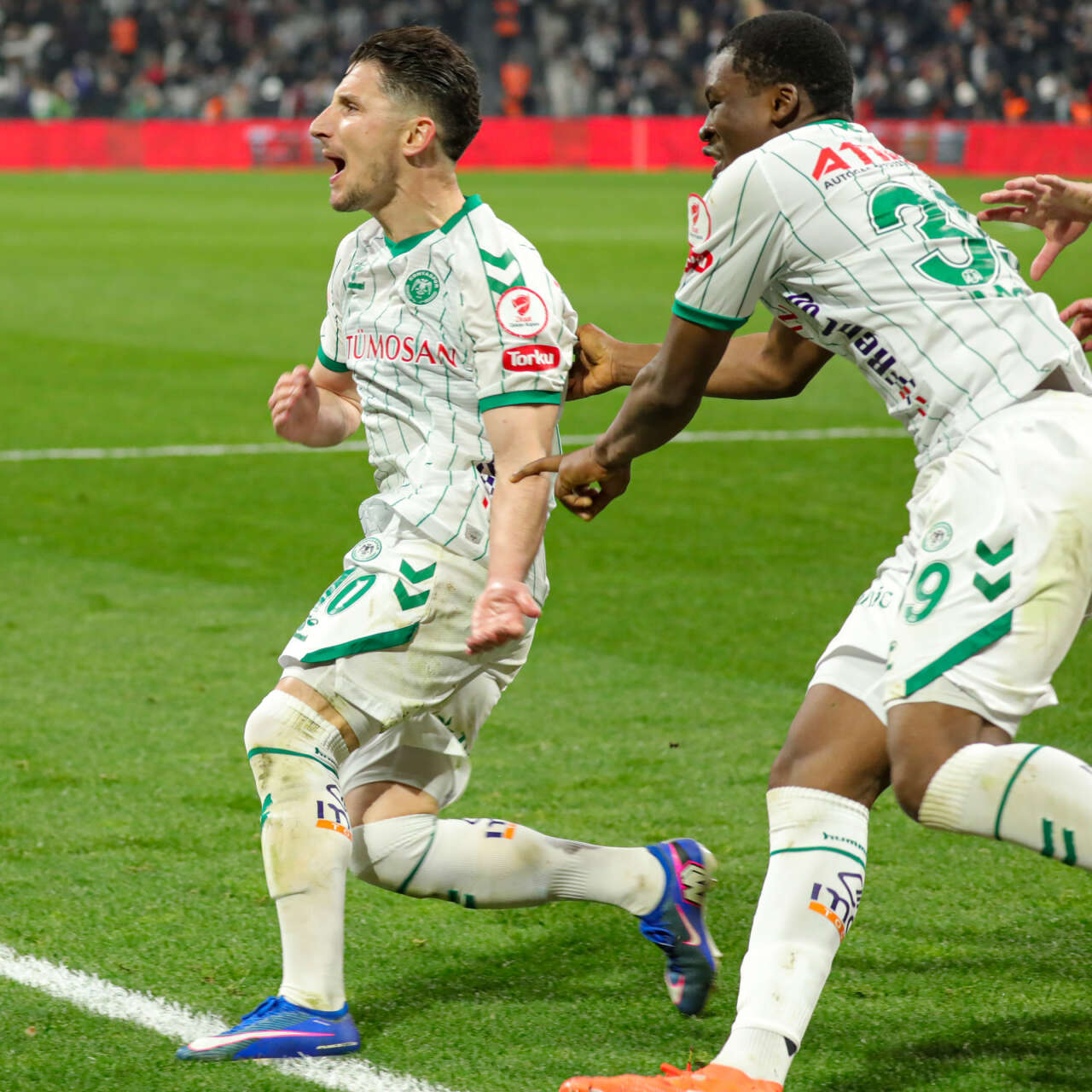 Konyaspor’un final biletini aldığı Beşiktaş maçından en güzel kareler 43