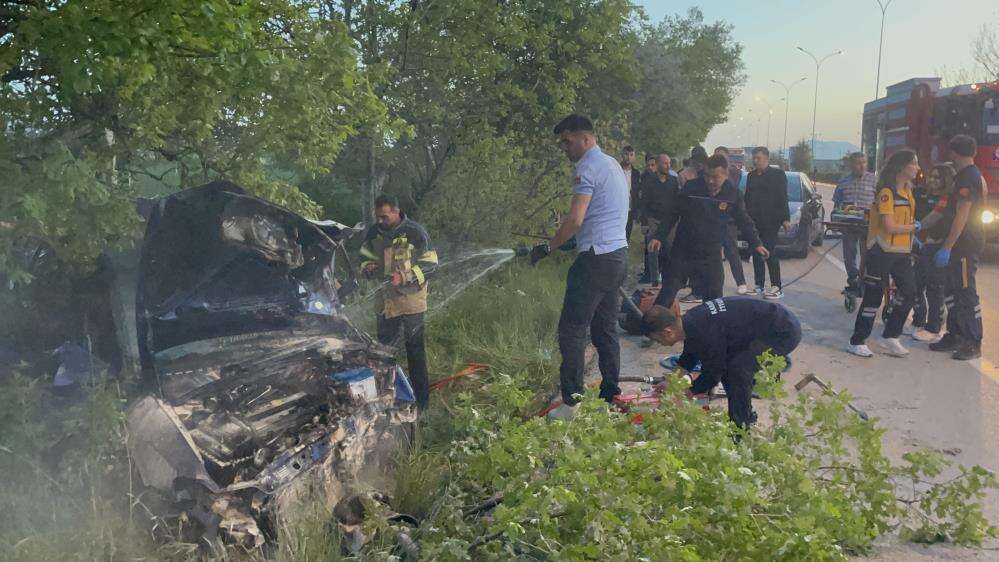 Düğün sevinci acıya döndü! Genç kadın öldü, sürücü ağır yaralı 2