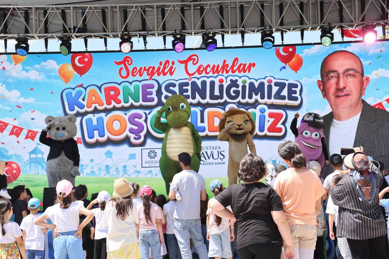 Meram'da karne coşkusu! Binlerce çocuk şenliğe akın etti 4