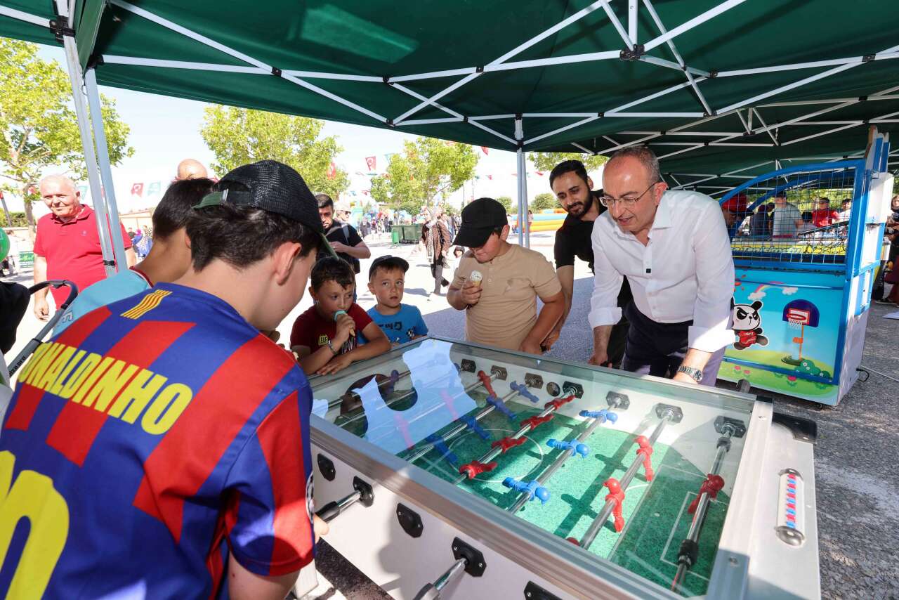 Meram'da karne coşkusu! Binlerce çocuk şenliğe akın etti 5
