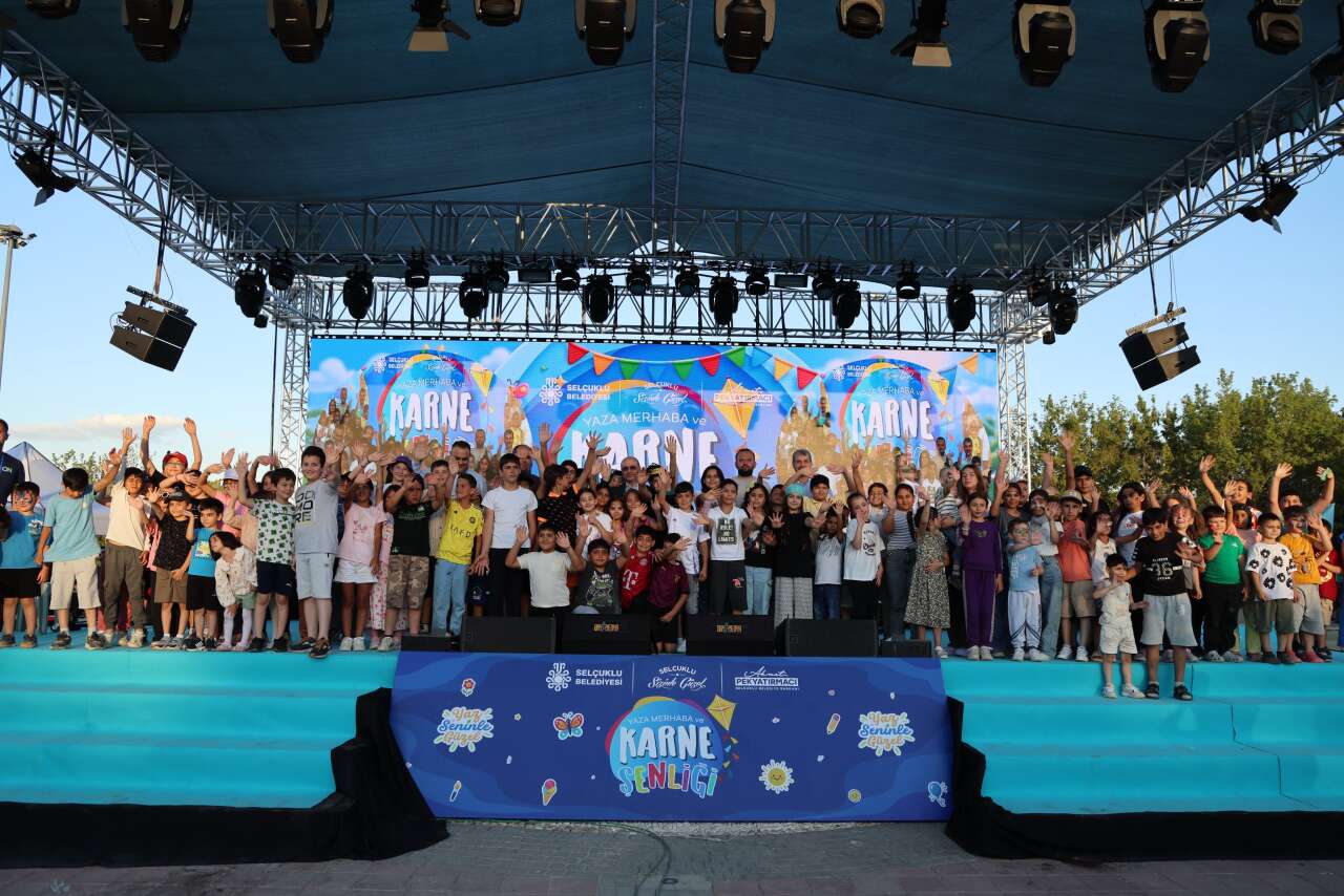 Konya’da karne alan çocuklar Kelebekler Vadisi Parkına akın etti 4