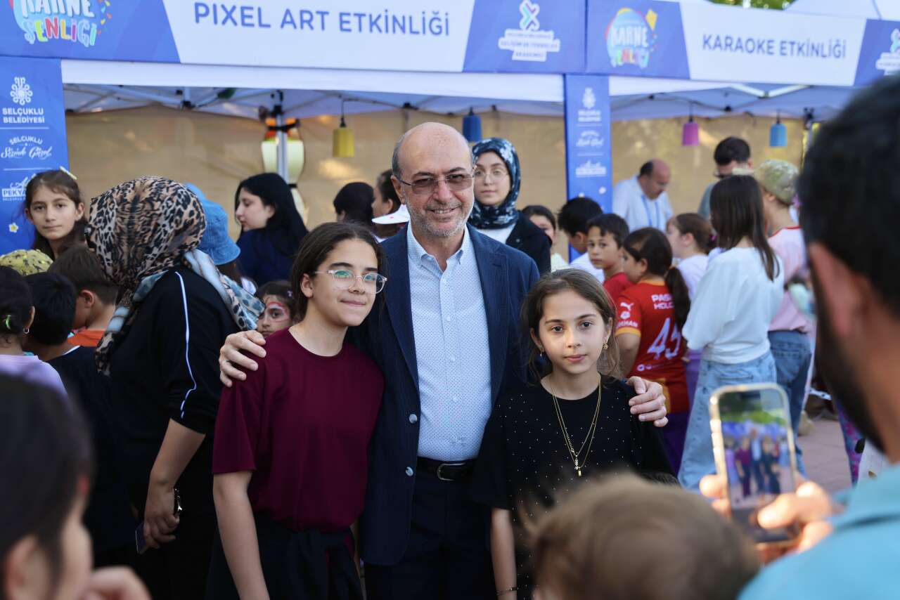 Konya’da karne alan çocuklar Kelebekler Vadisi Parkına akın etti 7