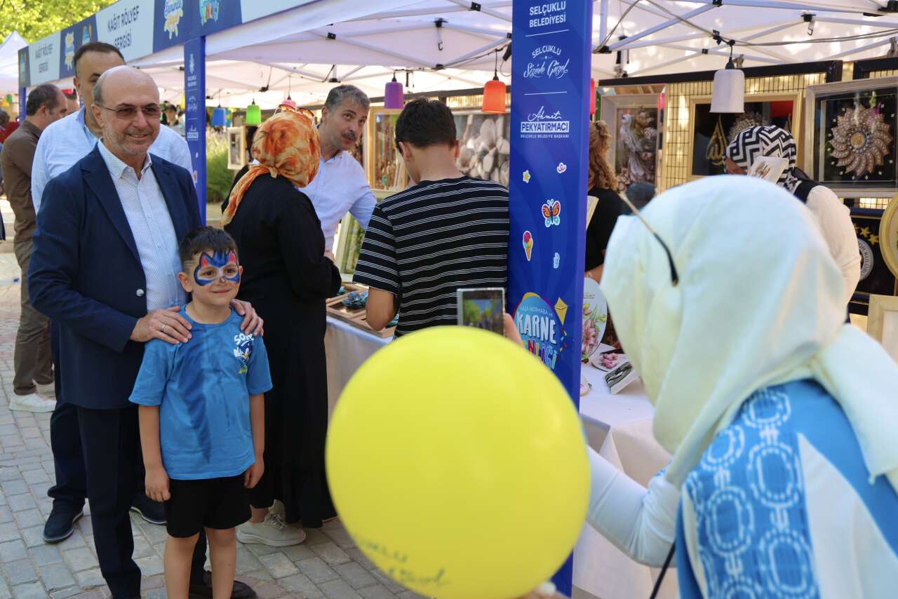 Konya’da karne alan çocuklar Kelebekler Vadisi Parkına akın etti 12