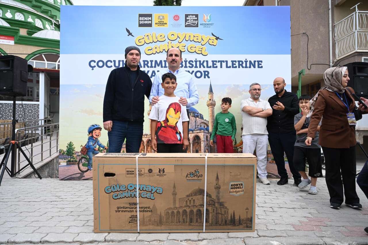 Konya’da 13 bin 91 çocuğun emeği bisikletle ödüllendirildi 6