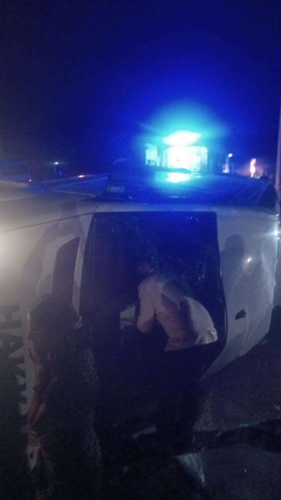 Konya plakalı kamyonun karıştığı kazada minibüs devrildi! 13 yaralı var 7