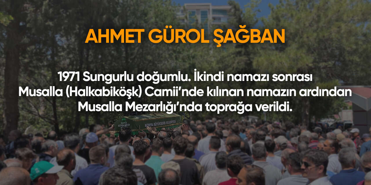 Konya'da bugün vefat edenler | 21 Eylül 2026 4