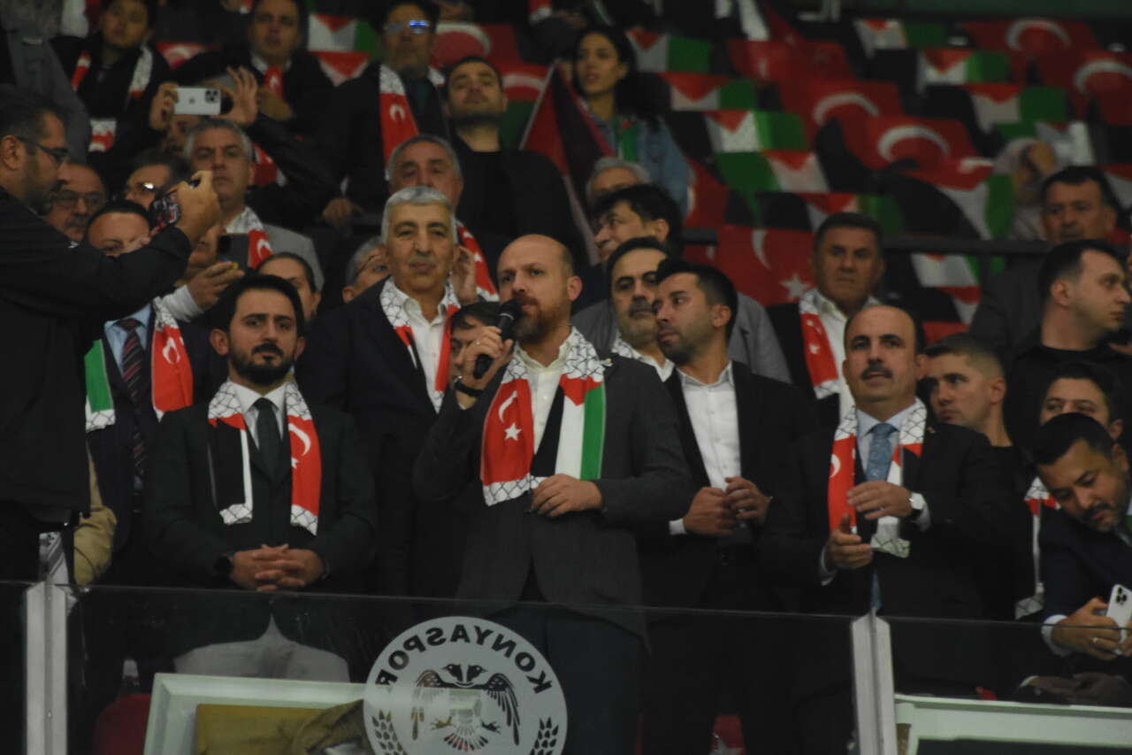 Konya’da tarihi gece! Kalpler Filistin için attı 62
