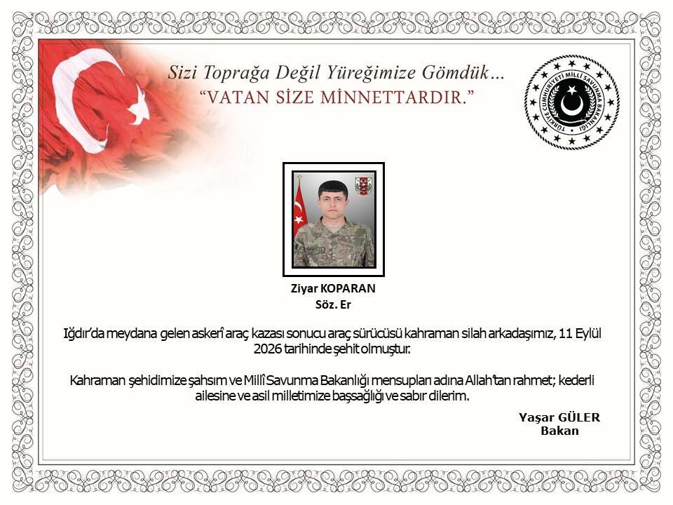 Askeri araç devrildi! 1 askerimiz şehit oldu, 2 asker yaralı 7