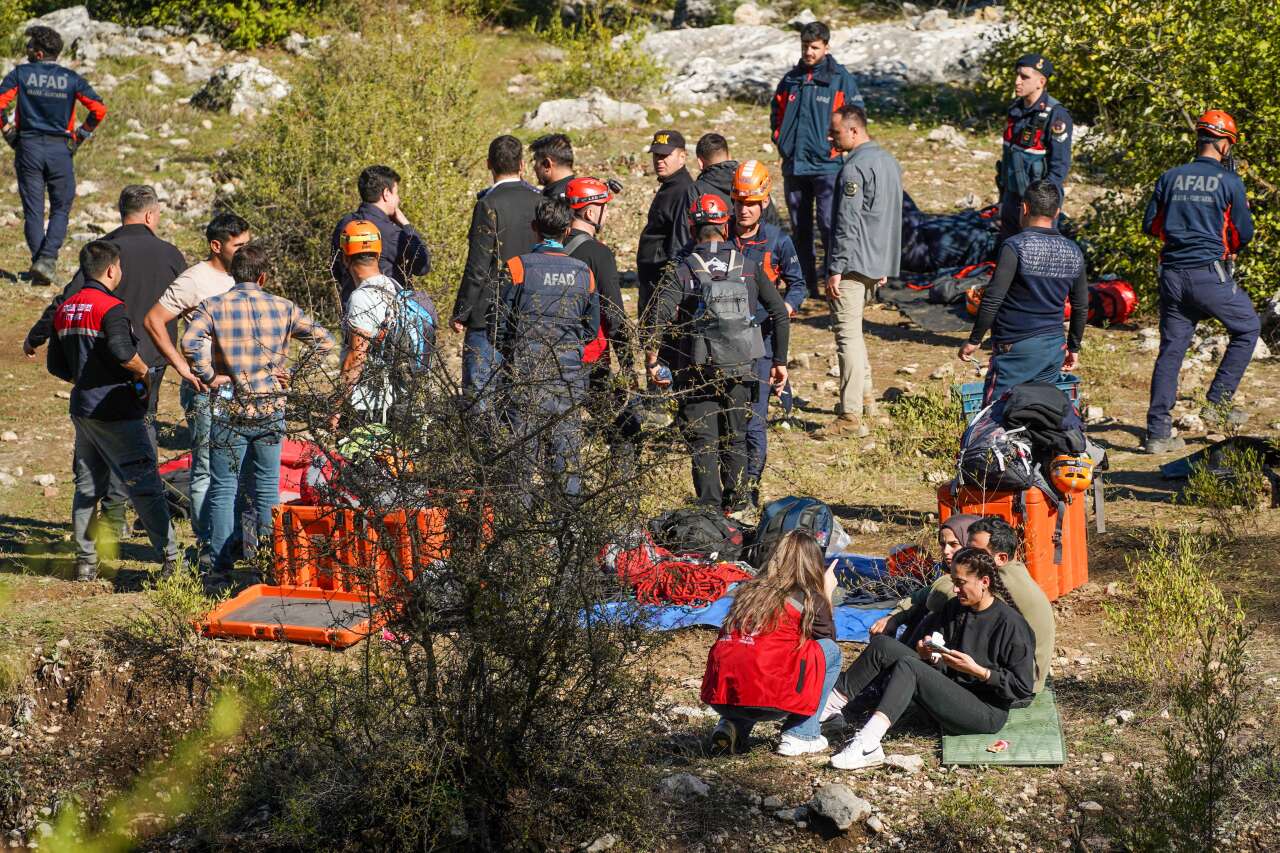 Kanyonda 30 saatlik kurtarma operasyonunun yeni görüntüleri! Herkes o anı bekledi 1