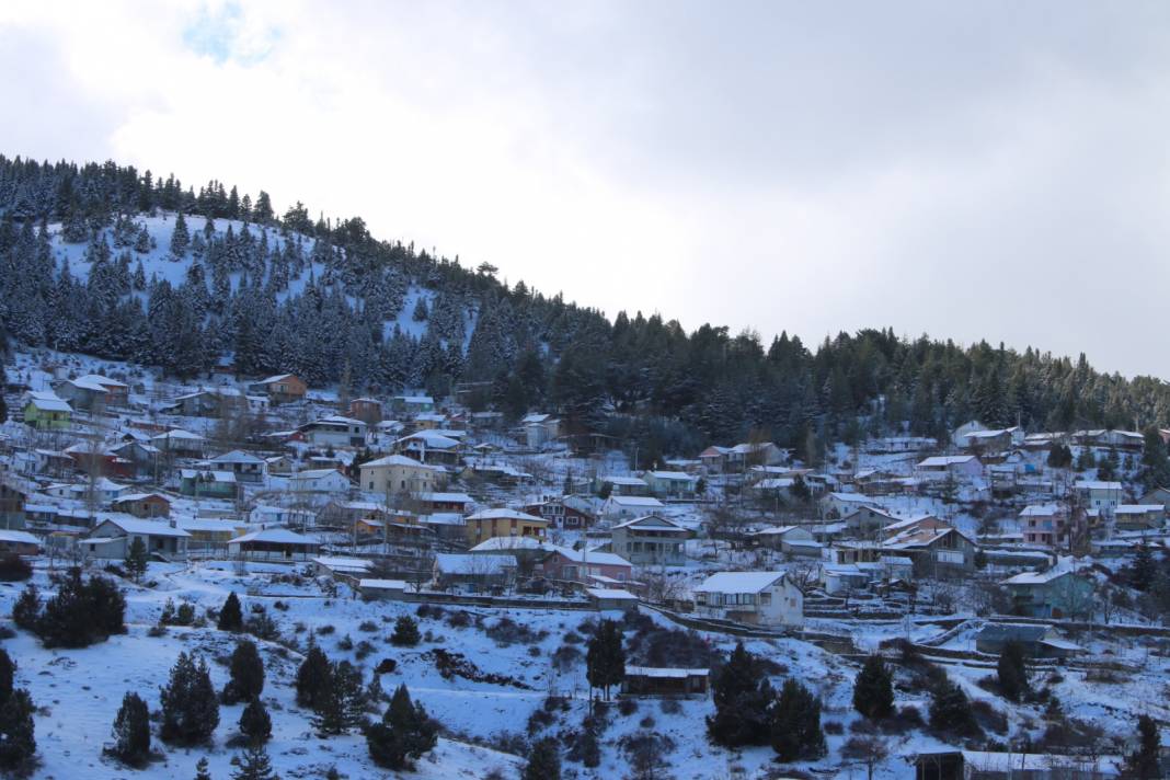 Konya’dan kartpostallık kar manzaraları 15