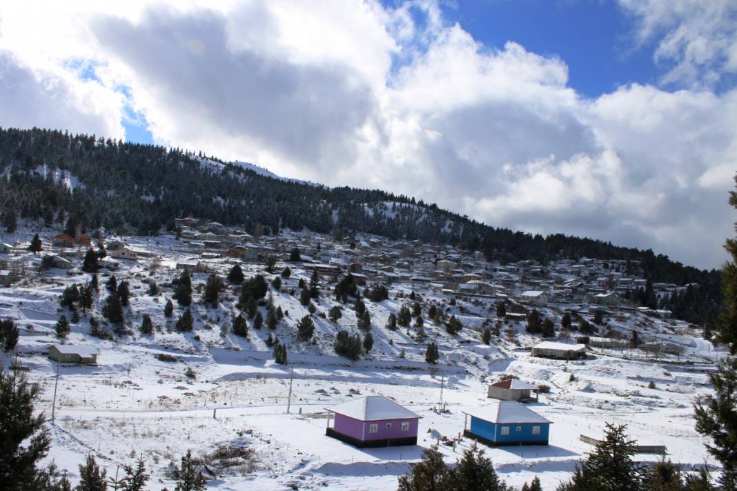 Konya’dan kartpostallık kar manzaraları 16