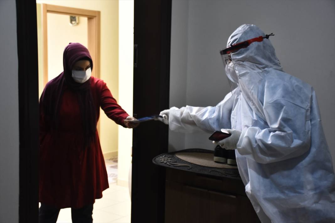 Konya'da koronavirüsün izini sürüyorlar 13