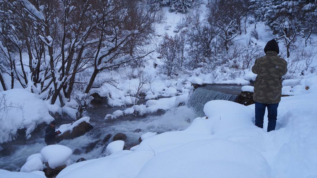 Konya'nın meşhur mesire alanı kar manzarasıyla kış aylarında da ilgi odağı 4