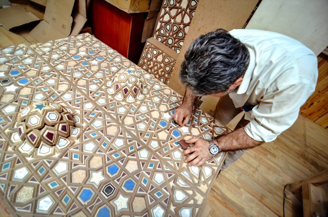 Konyalı kündekari ustası, ecdat sanatıyla 3 kıtada camileri süslüyor 13