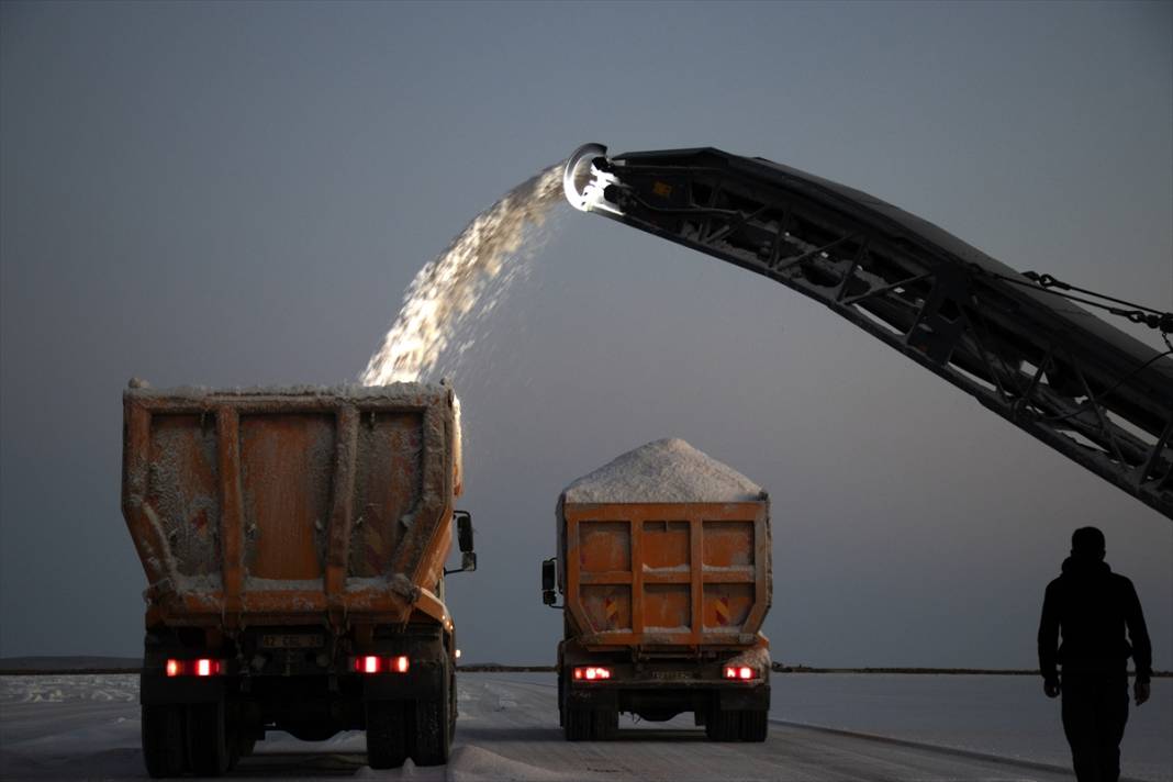 Konya'da bir paletle başladıkları tuz ihracatını 70 ülkede 200 bin palete çıkardılar 9