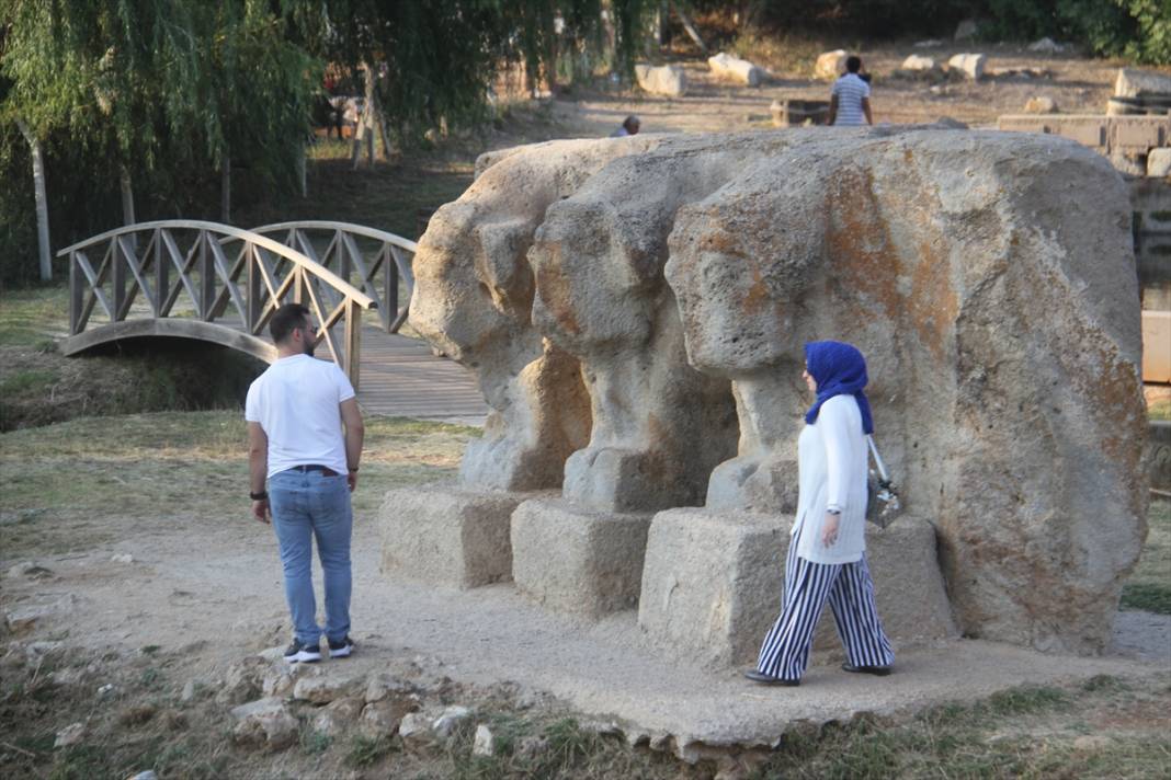 Konya'daki Hitit su anıtı tarihi ve mimarisiyle ilgi çekiyor 6