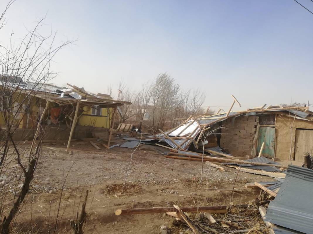 Konya'da fırtınalı bir günden geriye bu kareler kaldı 30