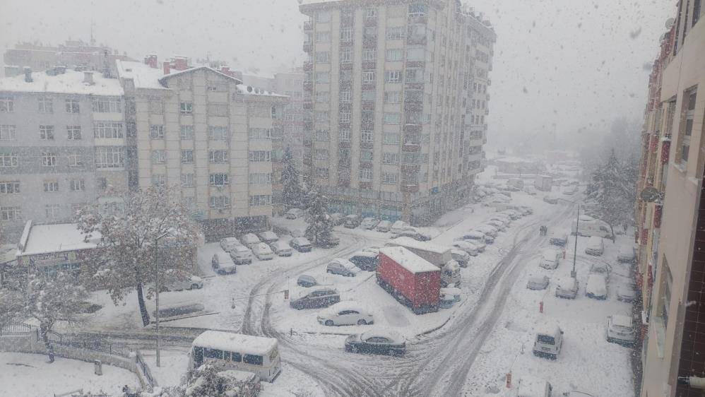 Konya'da kar yağışının güzelliği fotoğraf karelerine yansıdı 10