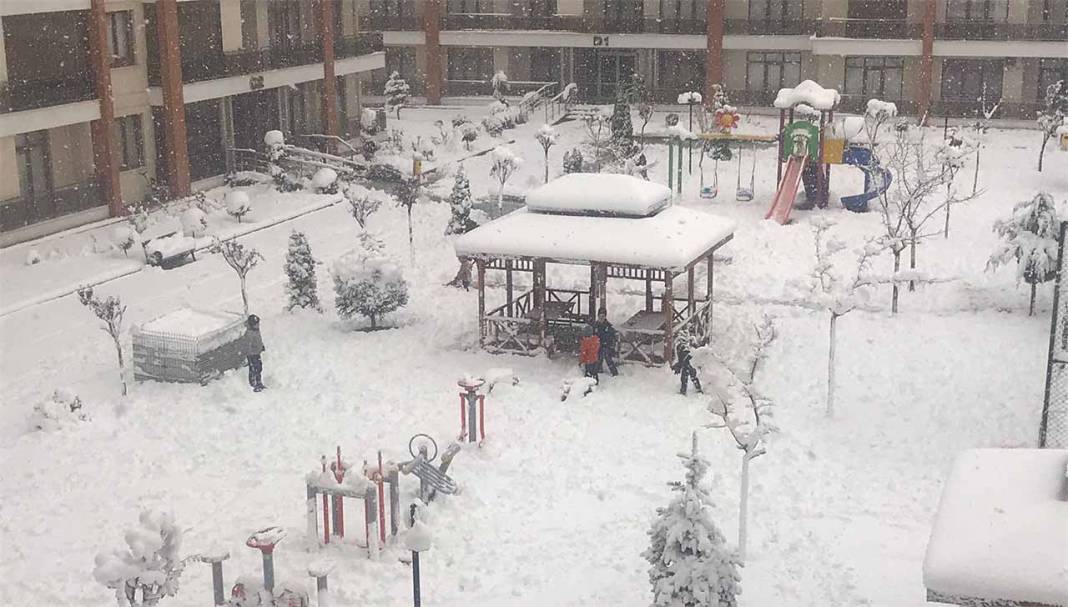 Konya'da kar yağışının güzelliği fotoğraf karelerine yansıdı 33
