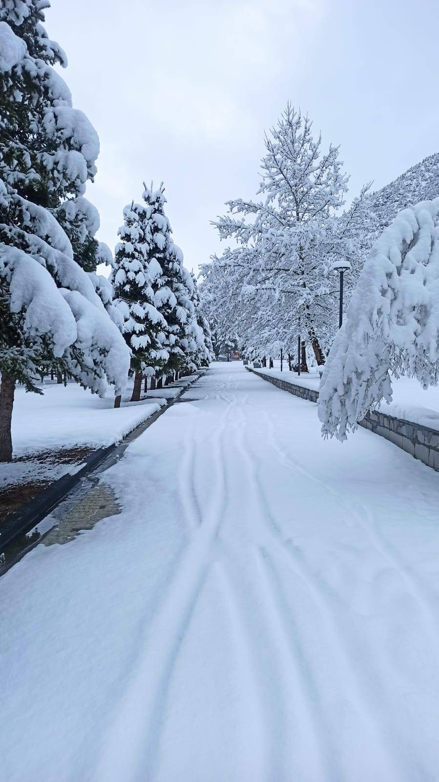 Mart ayında Konya’dan kartpostallık kar manzarası 10