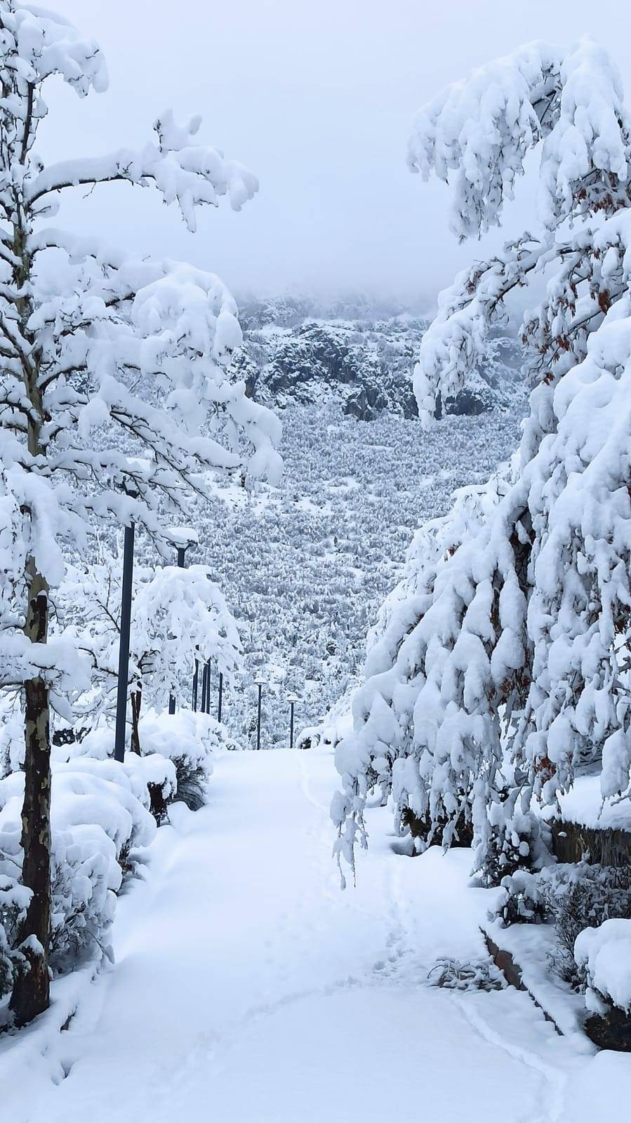 Mart ayında Konya’dan kartpostallık kar manzarası 12