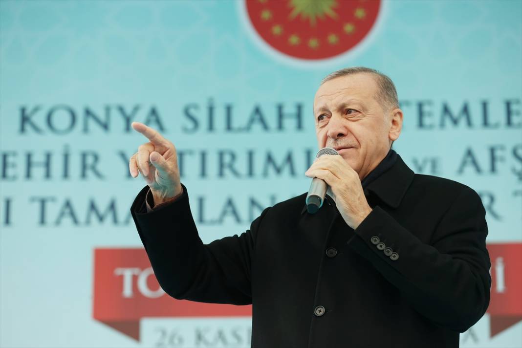 Cumhurbaşkanı Erdoğan Konya’da 25