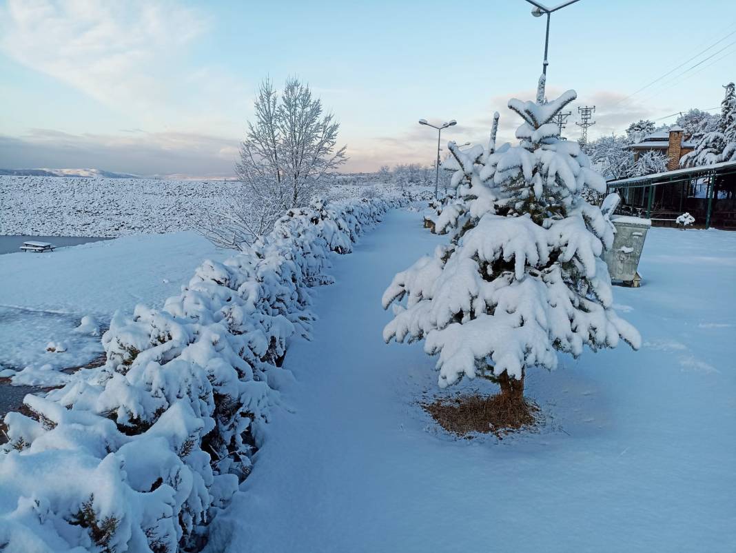 Konya'dan kar manzaraları 2023 14