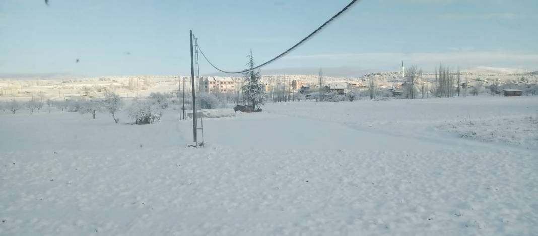 Konya'dan kar manzaraları 2023 2
