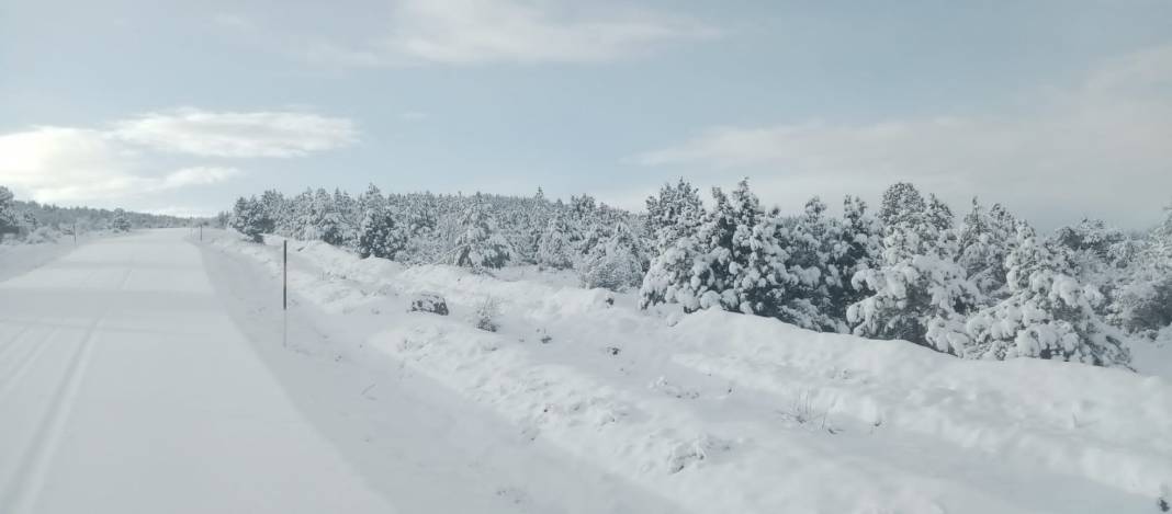 Konya'dan kar manzaraları 2023 5