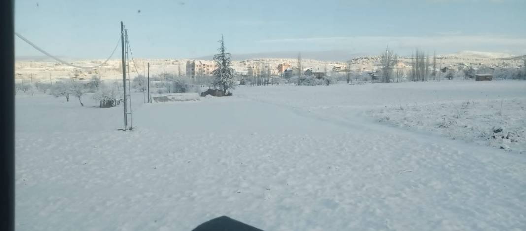 Konya'dan kar manzaraları 2023 9
