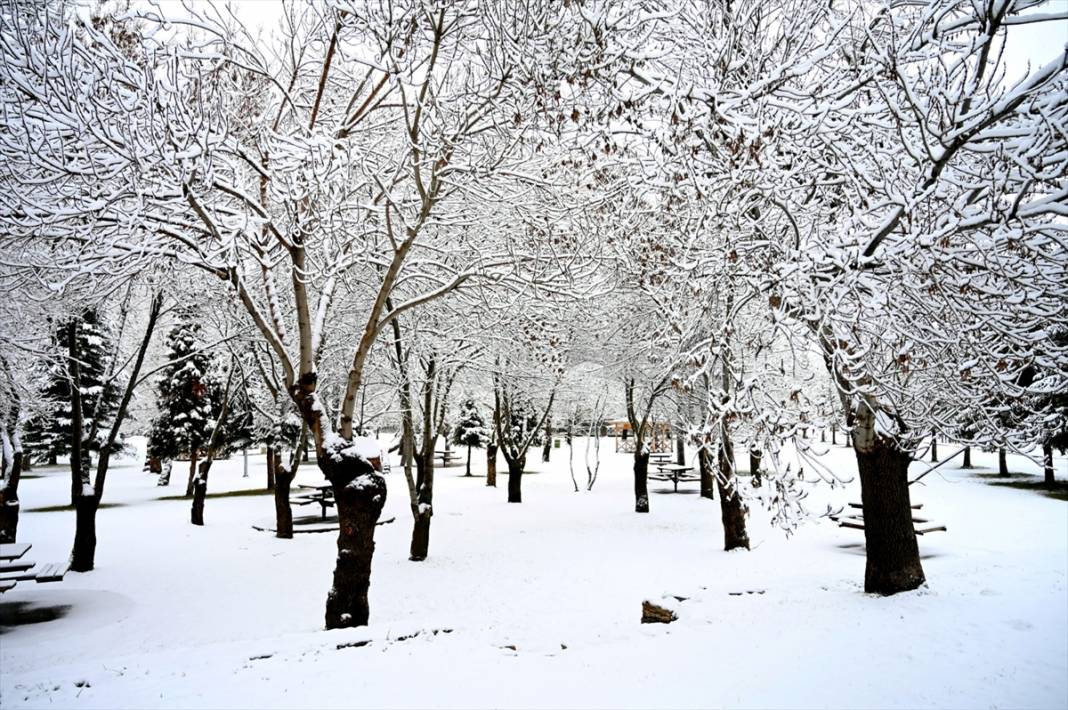Konya’nın dört bir yanından kar manzaraları 170