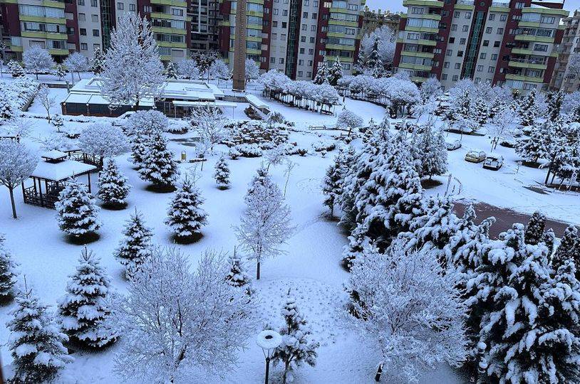 Konya’nın dört bir yanından kar manzaraları 21