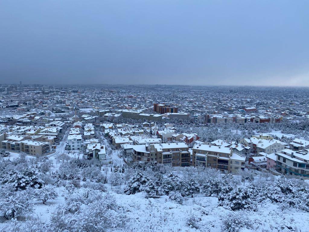 Konya’nın dört bir yanından kar manzaraları 49