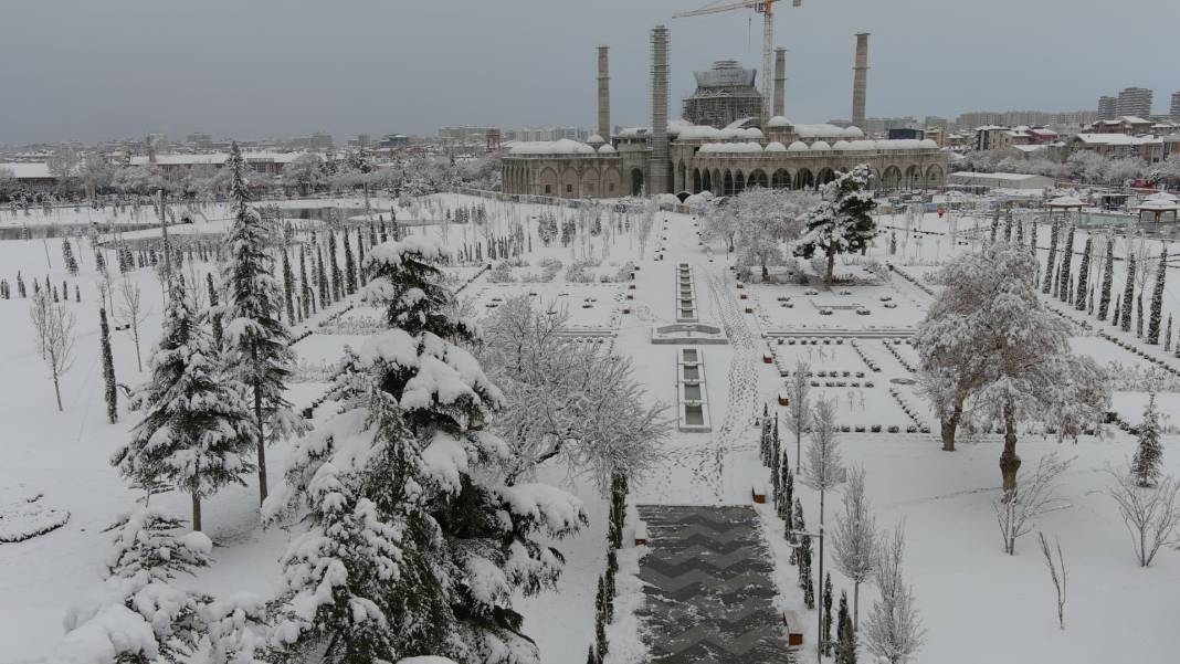 Konya’nın dört bir yanından kar manzaraları 70