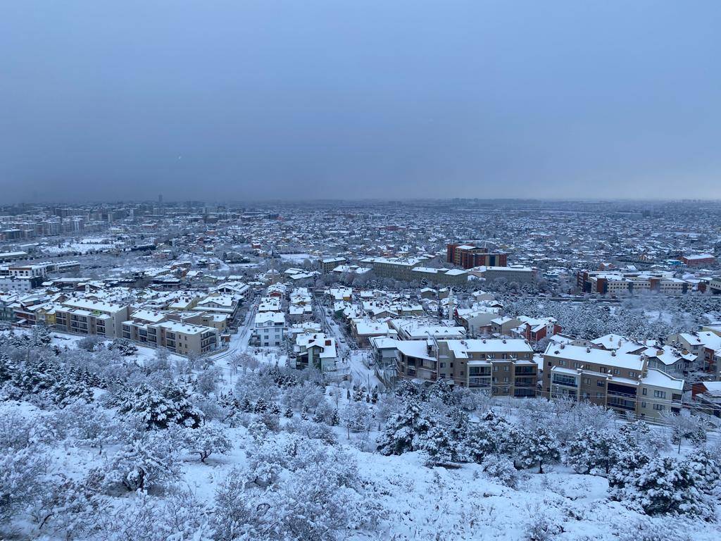 Konya’nın dört bir yanından kar manzaraları 83
