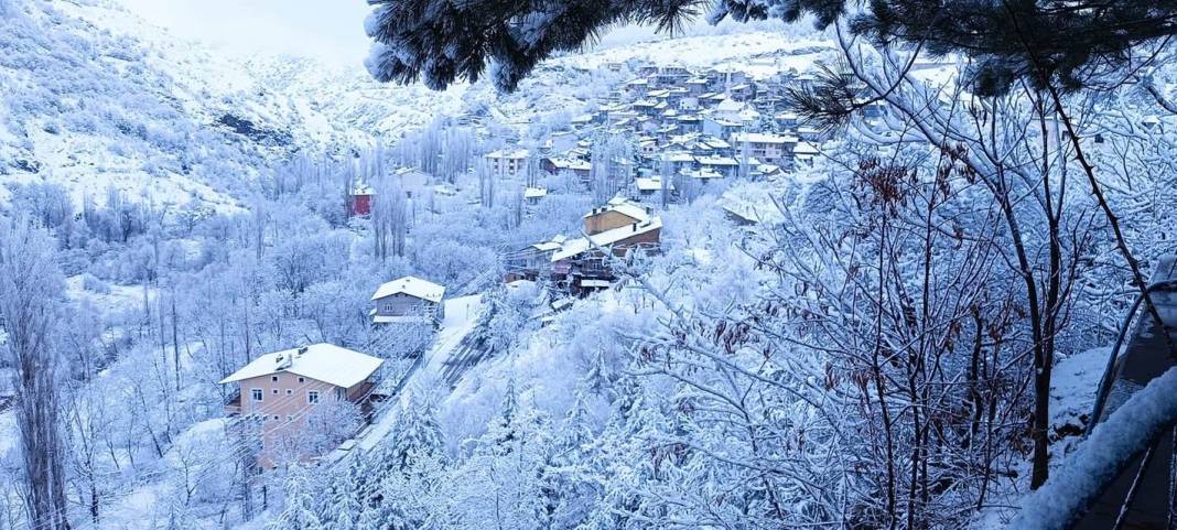 Konya’nın dört bir yanından kar manzaraları 88