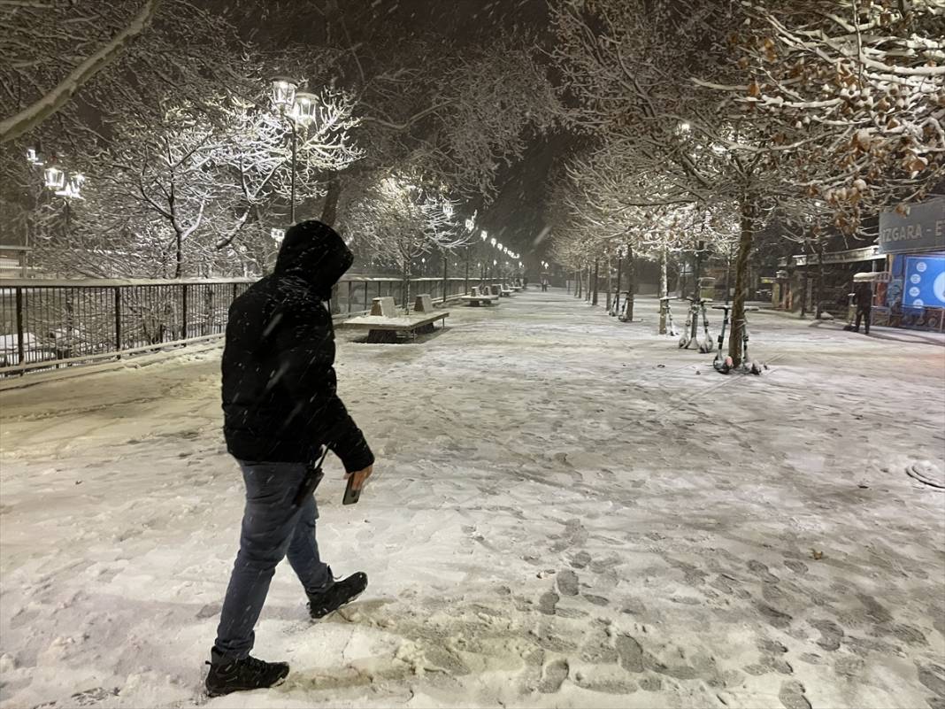 Konya'dan kar kareleri 43