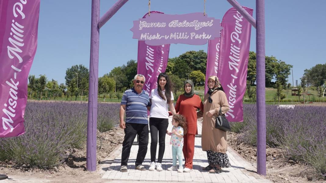 Konya’nın Misak-ı Milli haritalı lavanta bahçesi ziyarete açıldı 3