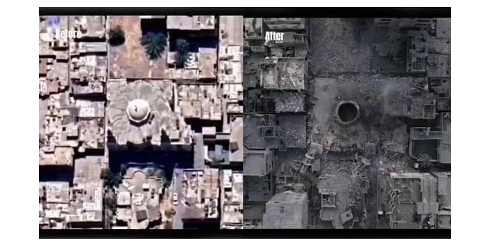Gazze'nin öncesi ve sonrası fotoğraflara yansıdı