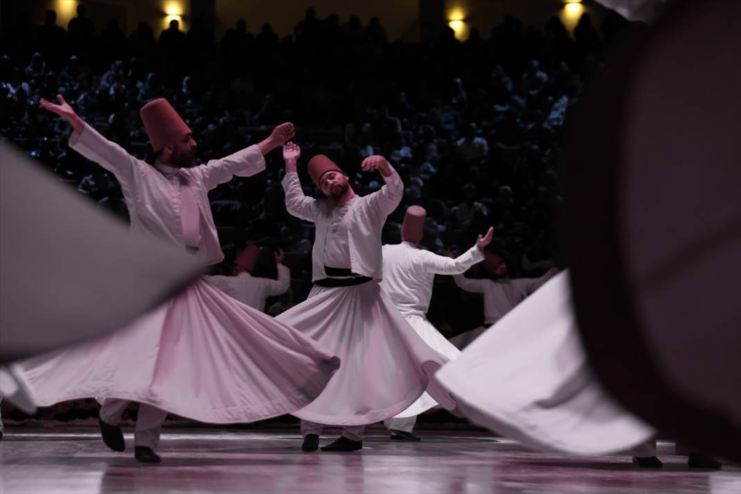 Mevlana'nın 750. Vuslat Yıl Dönümü Anma Törenleri Sema Ayini Şerifi ile sona erdi 7