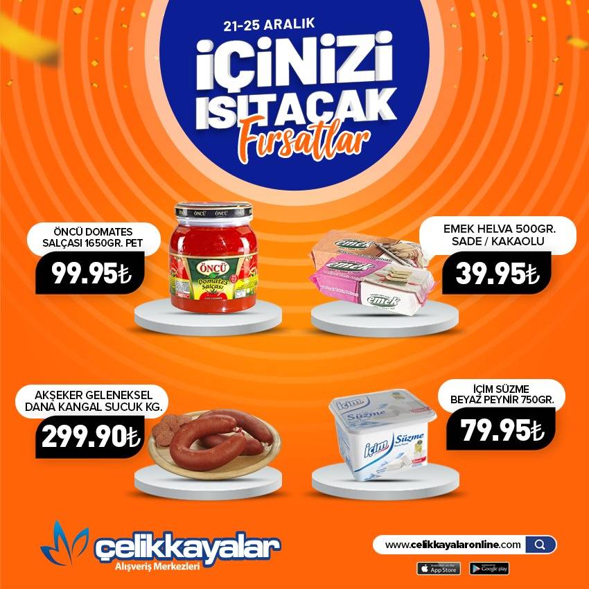 Konya'nın ünlü zincir marketi Çelikkayalar, büyük indirim günlerini başlattı 13